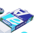 Pack of A4 copy paper 70g white 500 sheets with blue and pink colour options