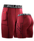 Men's stretch quick-dry running shorts in milk silk polyester fabric for summer sports