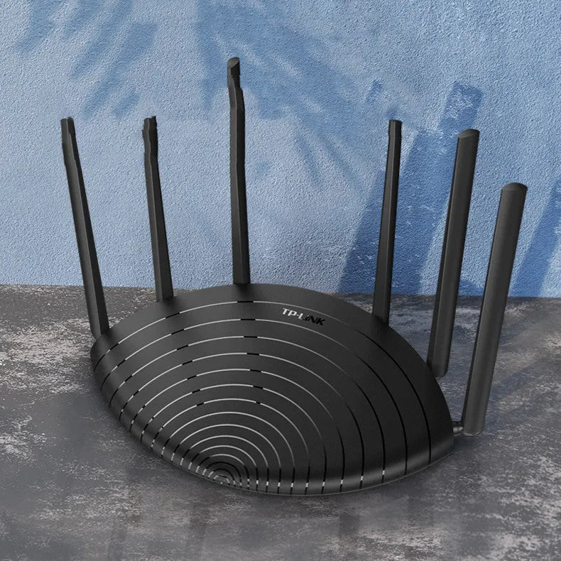 TL-WDR7661 Gigabit Edition AC1900 wireless home router with compact black casing.