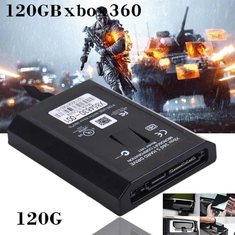 120GB internal hard drive for Xbox 360 E and Xbox 360 Slim consoles