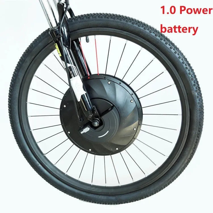 Yunzhilun electric bicycle conversion kit for 26-inch wheels with lithium battery and alloy hub motor
