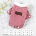 Grey fleece-lined lambswool vest for a dog, showing wool lining and padded design.