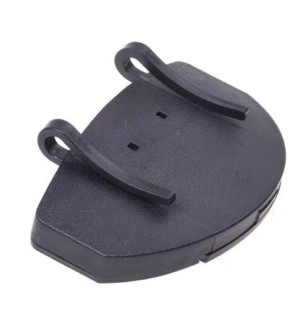 Black fishing headlight clip cap lamp with 5 high brightness LEDs on a cap visor