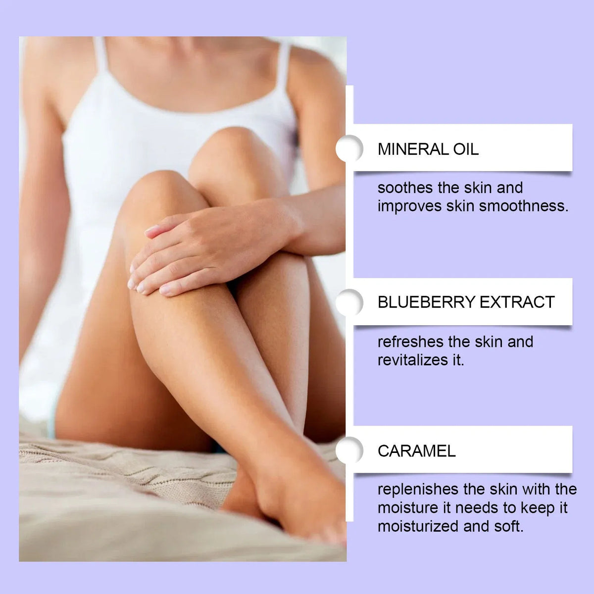 Blueberry Caramel Body Scrub Cream 100g matte jar with exfoliating formula
