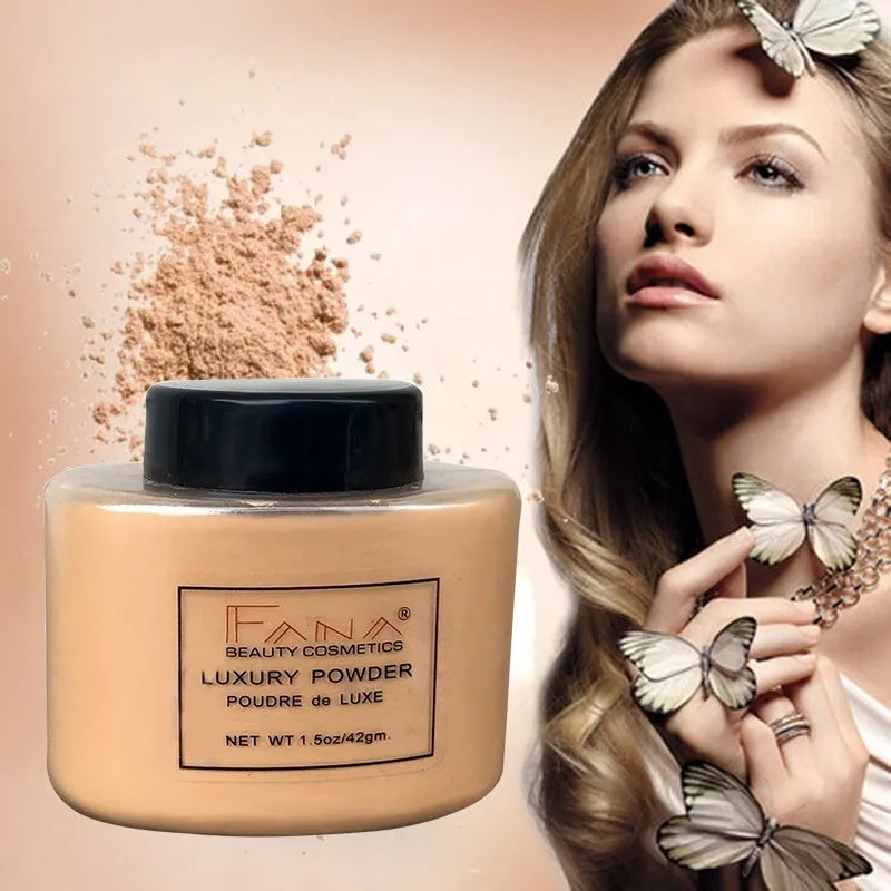 Banana loose setting powder 30g for oil control and matte makeup finish, suitable for all skin types