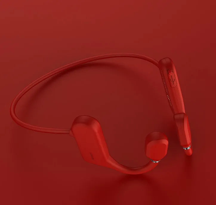 Air conduction Bluetooth sports headphones, non-ear, 18g, IPX4, in black, light grey or red