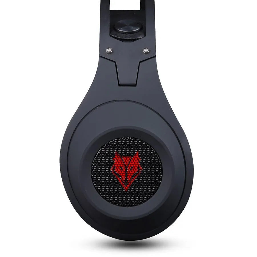 NUBWO N2 black over-ear gaming headset with microphone and 3.5mm cable