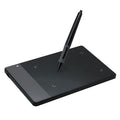 HUION 420 black electronic drawing board with USB connection, 4 x 2.23 inch work area and 2048 pressure levels