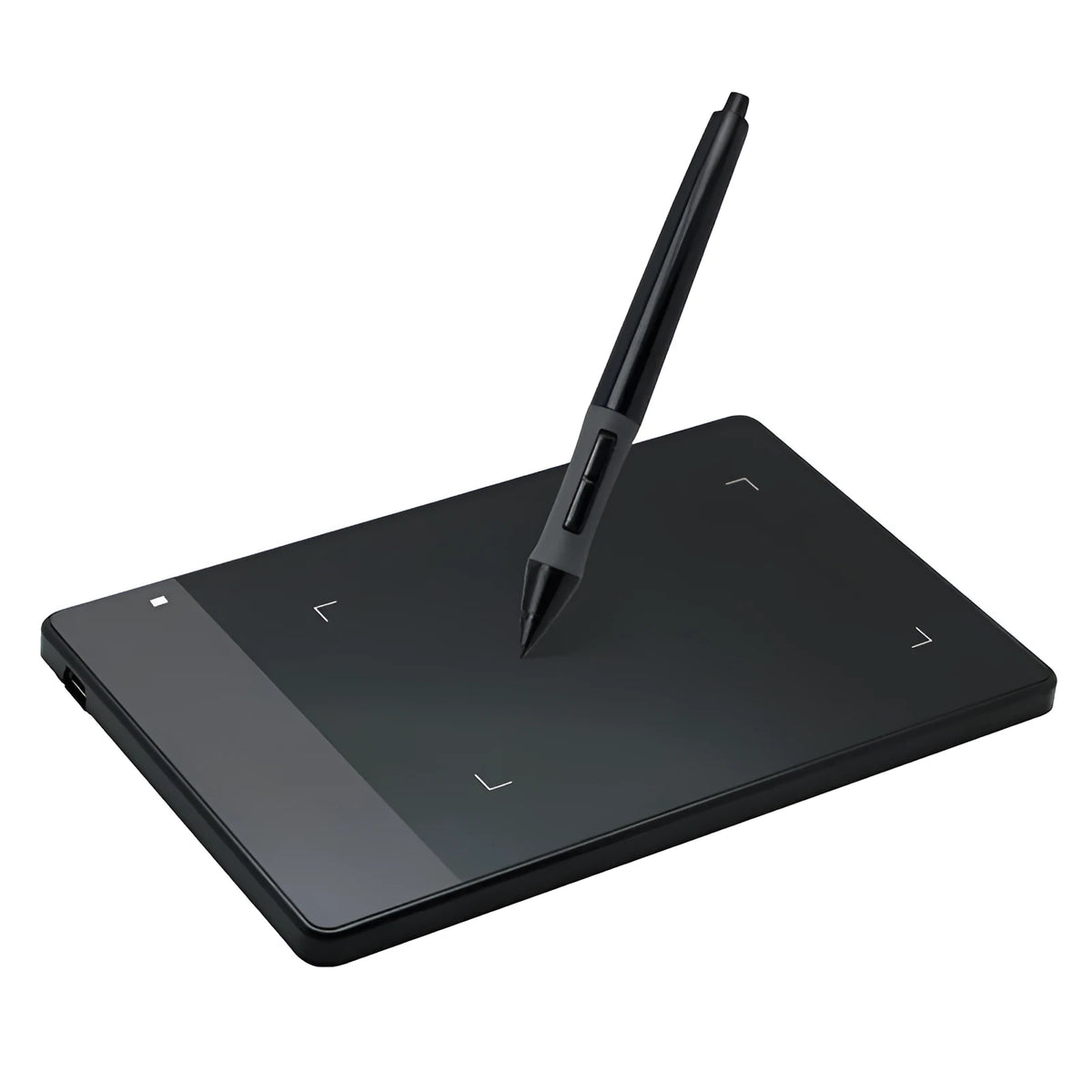 HUION 420 black electronic drawing board with USB connection, 4 x 2.23 inch work area and 2048 pressure levels