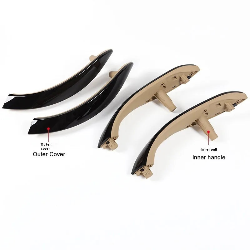 Carbon fibre pattern inner frame handle outer cover made of ABC PC plastic in a 4-piece set.
