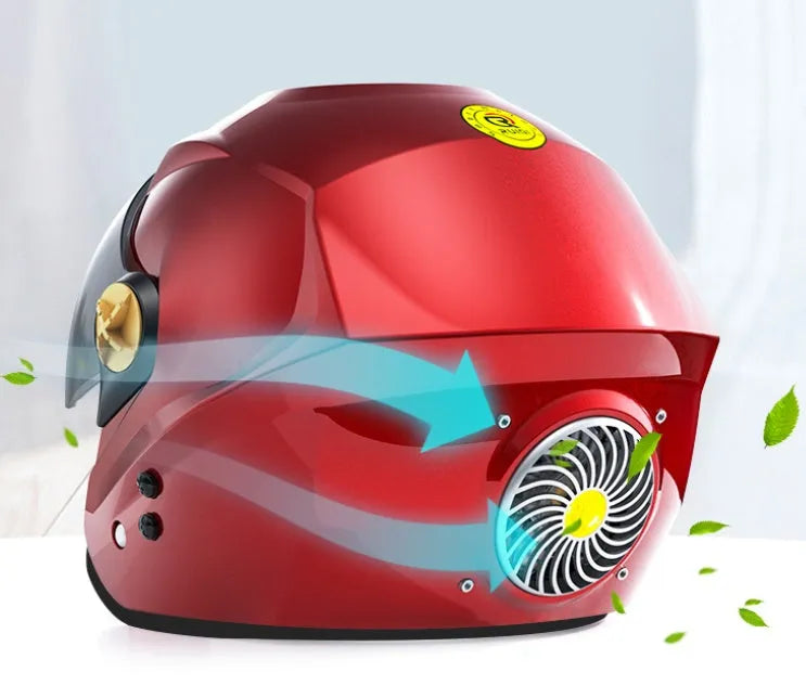 Solar smart helmet in black with ABS+ shell and Bluetooth 5.0 for cycling, side view