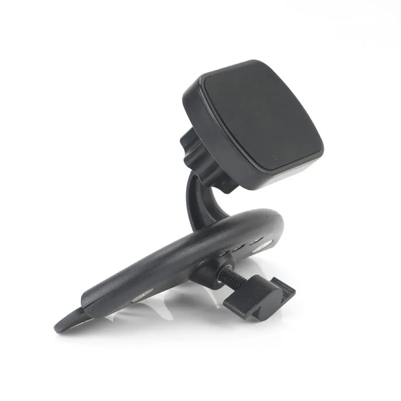Black universal car phone holder for CD slot with adjustable arms from 50mm to 85mm