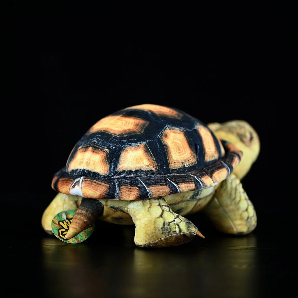 35cm velvet simulated land turtle plush doll in tortoise style with PP cotton filling