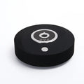USB car aromatherapy machine in black, grey, or white with anti-slip pad on dashboard