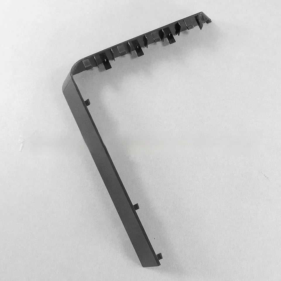 Black and white plastic hard drive baffle cover for 3.5-inch internal computer drives