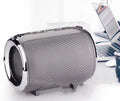 Portable subwoofer sound system with metal casing, Bluetooth connectivity, and USB card reader interface