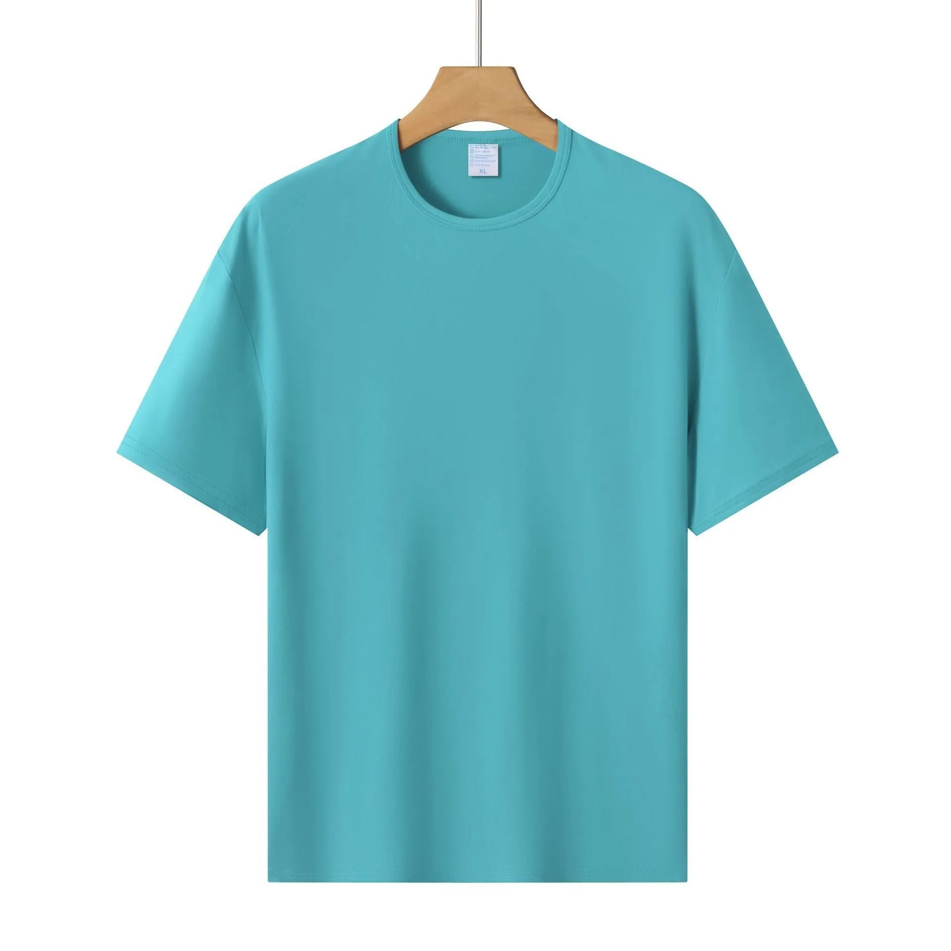 Modal fabric short-sleeved loose fit T-shirt in solid colours for sports and casual wear