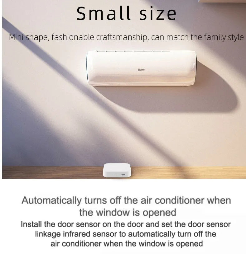 Tuya smart home gateway white Zigbee 3.0 WIFI bridge central control host with LED indicators
