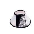 Transparent PP pet cleaning ring with Velcro, available in eight sizes for cats and dogs