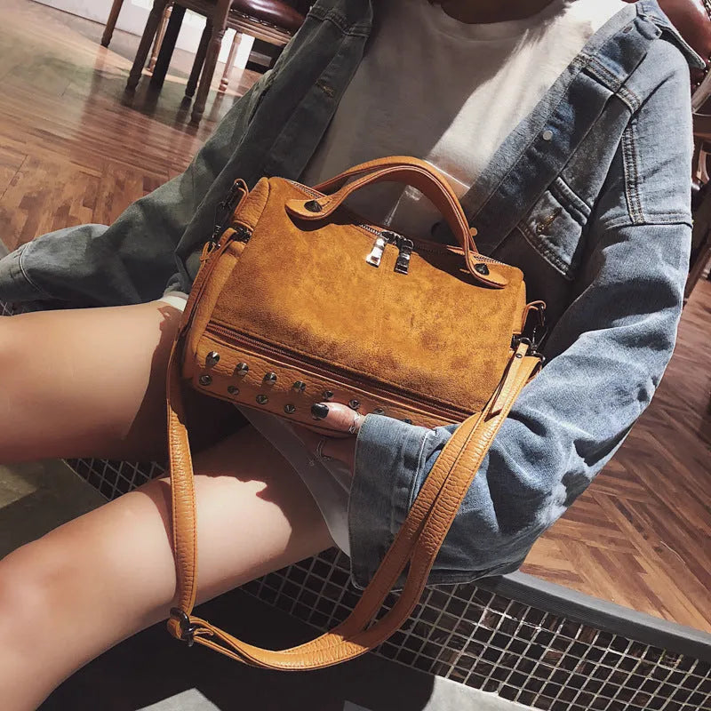 Soft grey PU leather large tote bag for women shown with zip open.