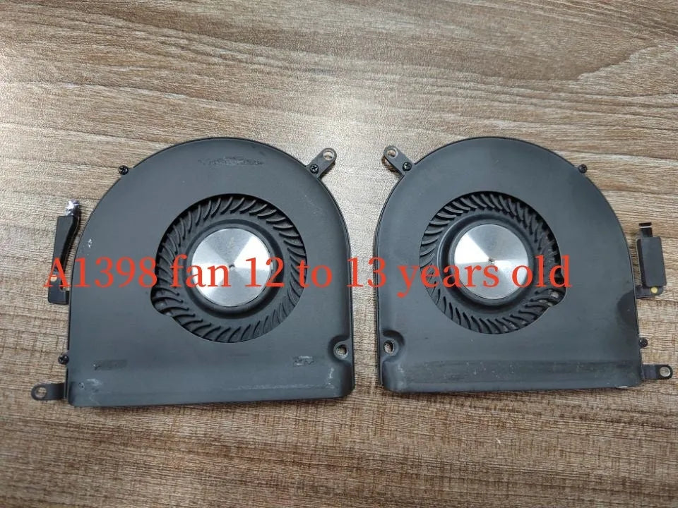 A1398 MacBook Pro laptop cooling fan replacement part for 12-inch and 13-15 inch models