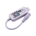 White WiFi light bar controller zj-mw-rgb with 3 channels and 144W capacity for constant voltage LED lamps