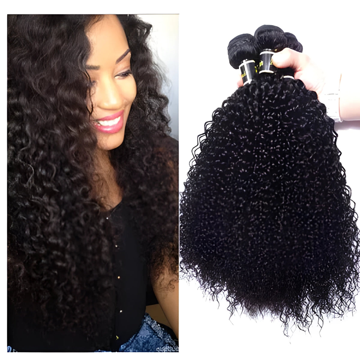 Malaysian hair extension and 4x4 hair block in straight lengths from 8 to 30 inch and block sizes from 8 to 20 inch.