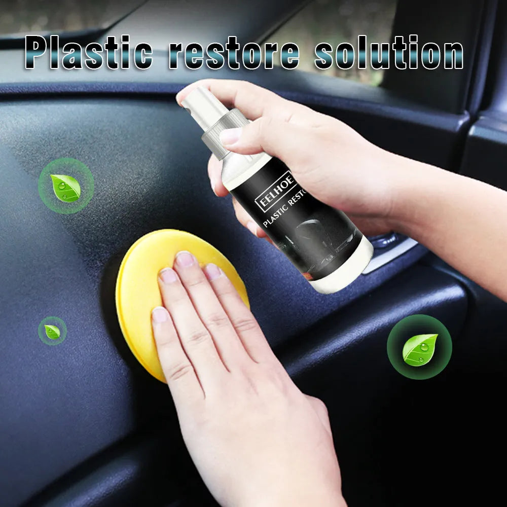 Plastic retreading agent for car interiors, 30ml and 100ml bottles, non-corrosive formula