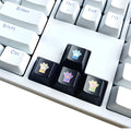 Thickened OEM direction keycaps set of 4 in Van Gogh colour theme for mechanical keyboard arrow keys