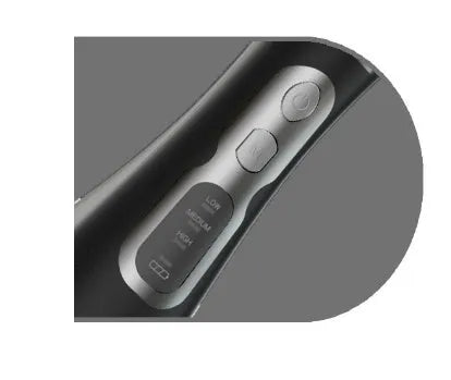 Portable oral irrigator in black, pink or white with rotating nozzle and USB charging