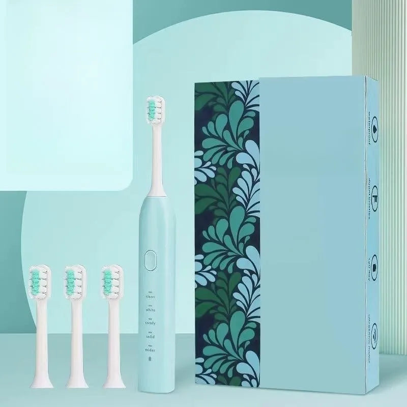 Small yellow duck rechargeable electric toothbrush with soft bristles