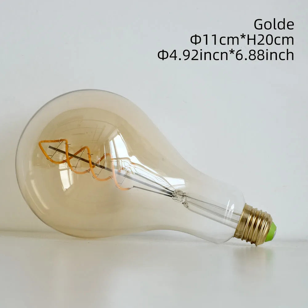 Double helix LED soft light strip showing gold and grey colour temperature options