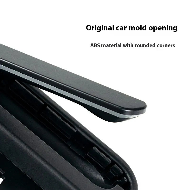 Black alloy car door handle modification set for Tesla Model Y and Model 3, including 2024 renewal model