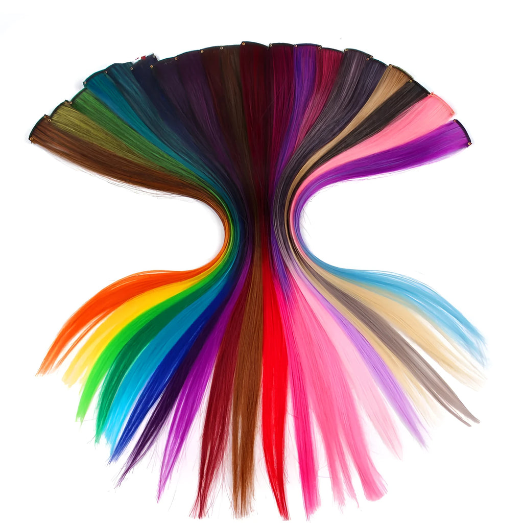 18 inch wig hair extension in selected colour style, single piece or 4PC set option