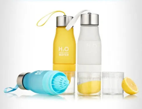 650ml BPA-free frosted plastic water bottle, 24cm, for gym yoga and outdoor cold drinks