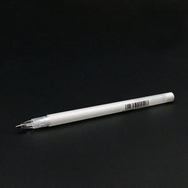 Touchnew black hand-painted highlight pen with 0.8mm tip in golden, silver and white ink colours
