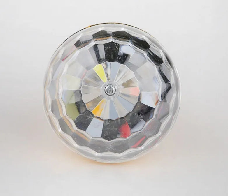 LED colourful rotating magic ball light 3W RGB with six beads and lamp holder for party atmosphere