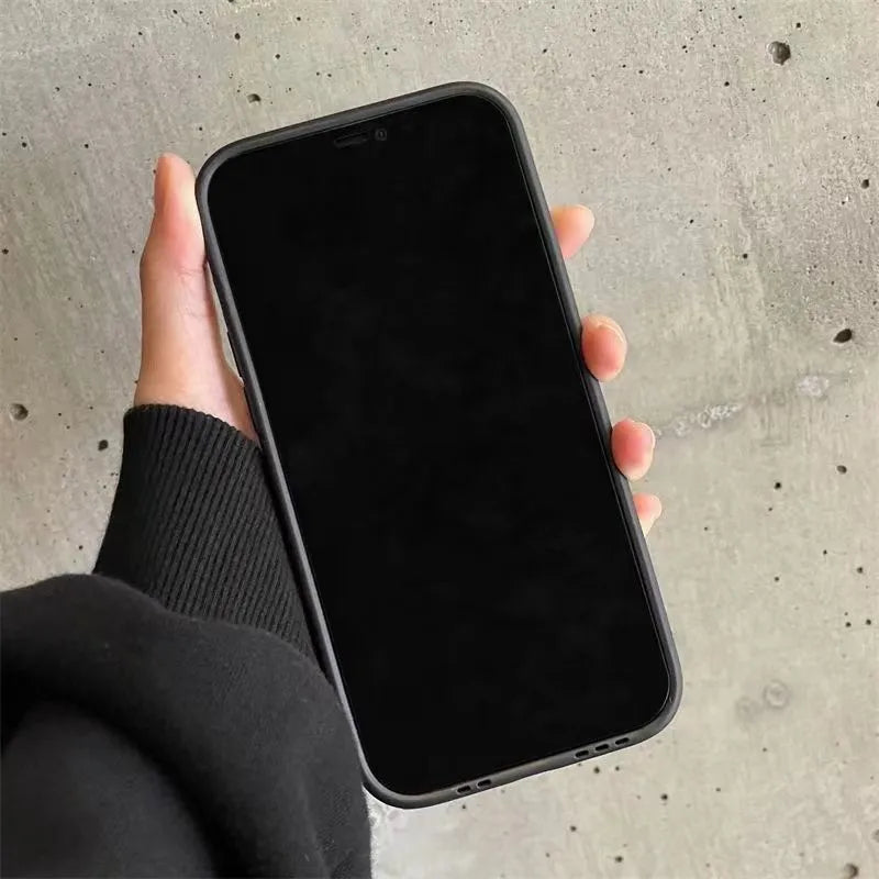 Dark cartoon imitation leather phone case for iPhone with black and zebra stripe colour options