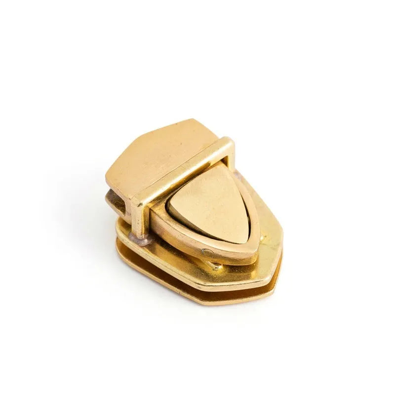 Pure brass mortise lock duck tongue buckle for bag hardware accessories
