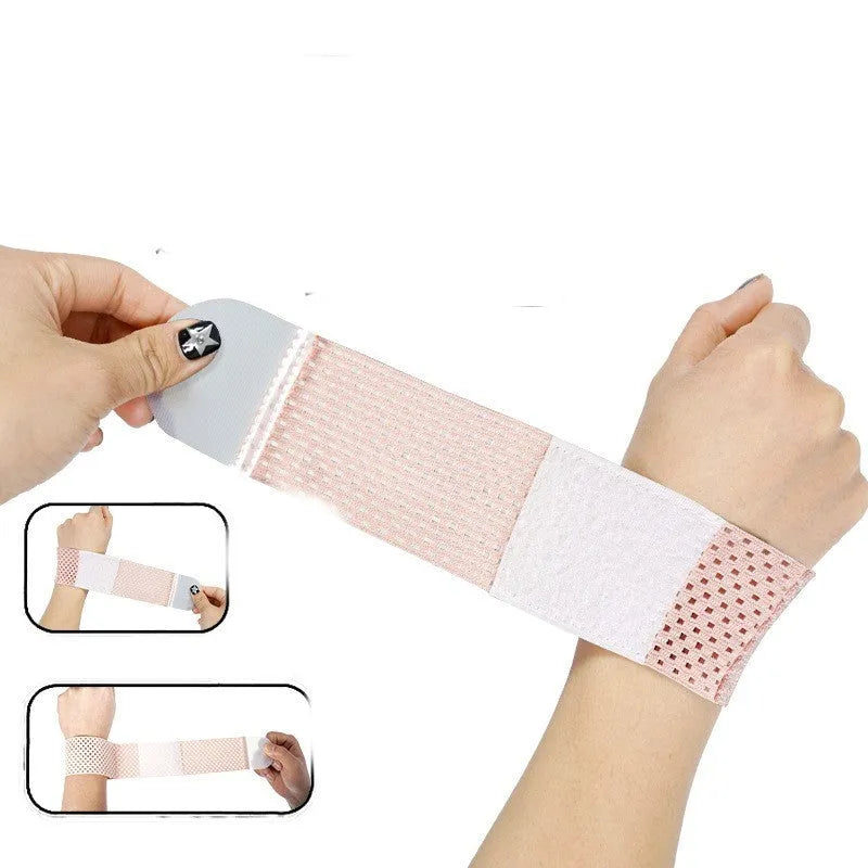 High elastic breathability athletic wristguards for gym workouts in black, grey and pink colour options