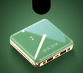 Blue portable power bank with 20000mAh capacity and multiple USB ports
