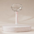 Pet food spoon with clip in blue colour for hygienic feeding of dogs and cats