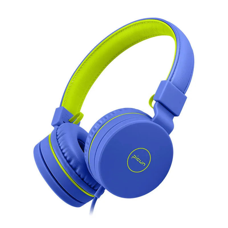 Bengoo C30 wired on-ear headphones in mint green with a braided cable and 3.5mm plug