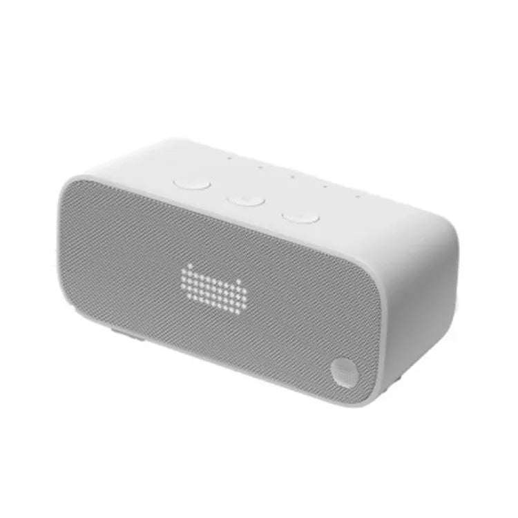 Elf Sugar Cube AI Wi-Fi speaker set in blue, green, red, or white colours for bookshelf placement