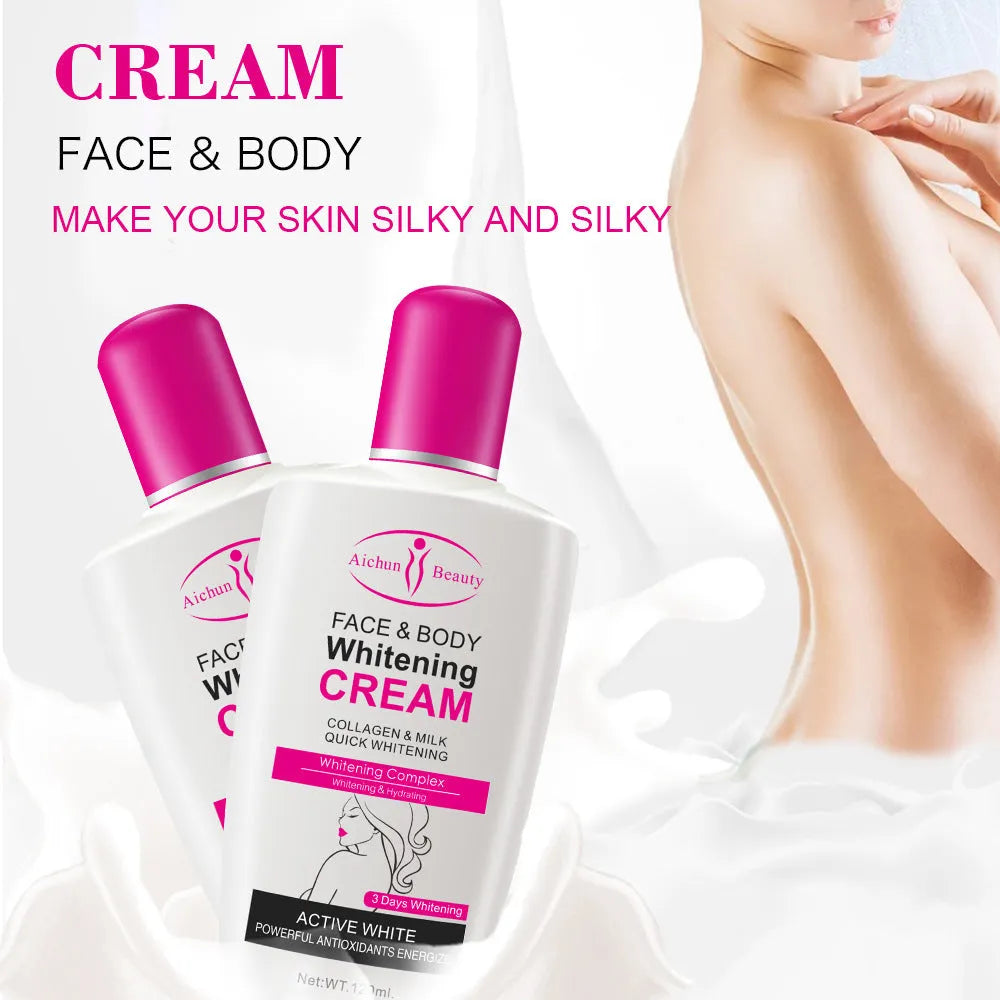 Aichun Milk Body Milk 120ml bottle – nourishing and hydrating body lotion with milk protein