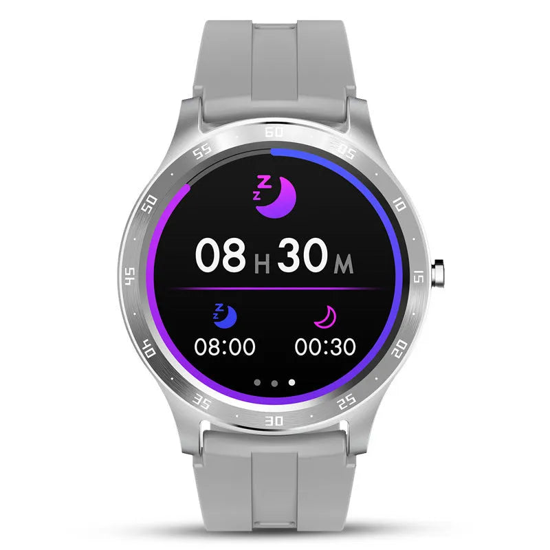 S20 smart fitness bracelet with 1.28-inch screen on a wrist, showing sleep tracking data.