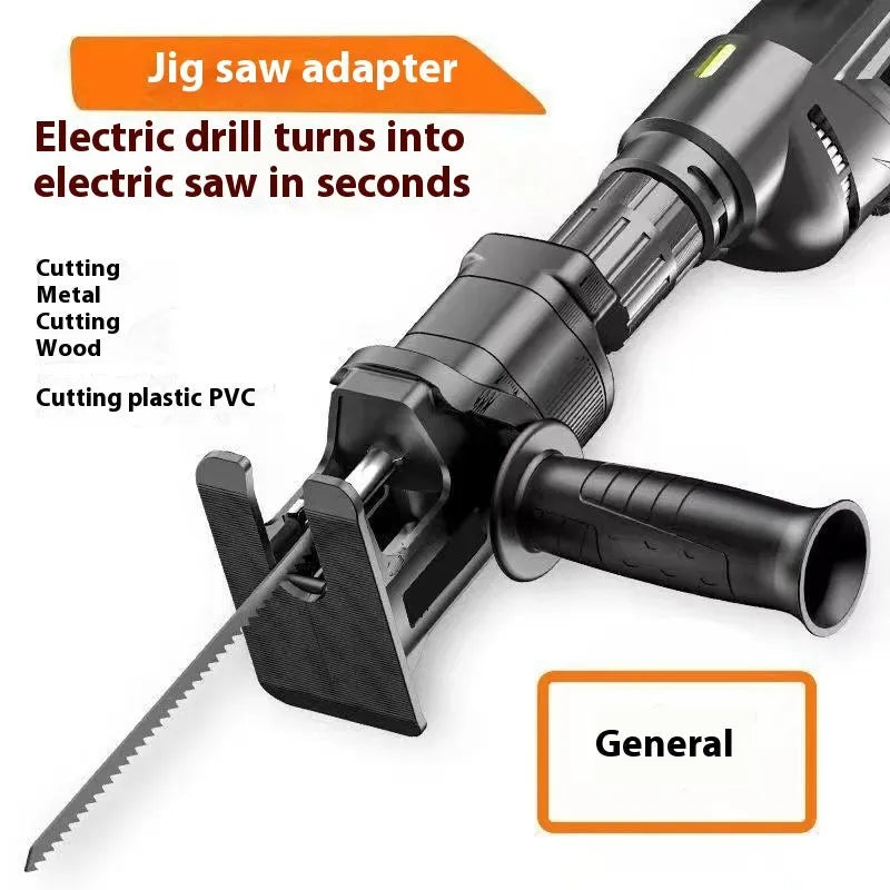 Handheld chainsaw converter attachment with alloy build, 36V voltage and 3, 6 or 9 saw blade options
