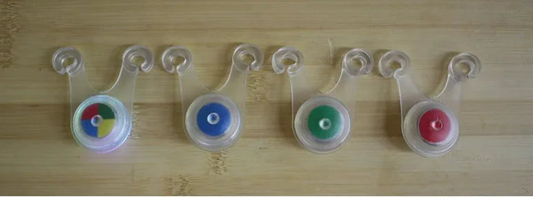 Portable LED camping hanging lamp with press switch, size 5.8x3.5x6cm, weight 25g, for tent rope hanging