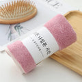 30x60cm coral fleece face towel in thickened high density weave with edging, available in nine colours