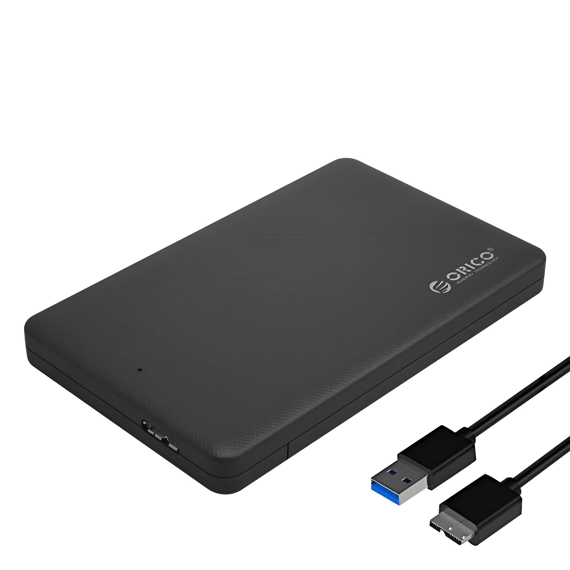 ORICO 2577U3 black external hard drive enclosure for 2.5-inch SATA HDD with USB 3.0 interface